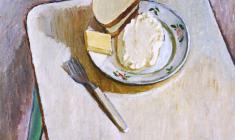 Gevork Kotyantz. Breakfast. Oil on canvas, 46,5х54. 1976