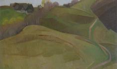 Sergei Osipov. Spring Land.  Oil on canvas, 57,5х66. 1972